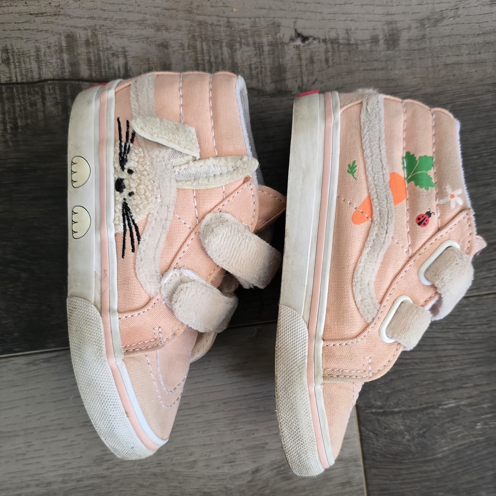 Kids Pink Bunny Sneakers
